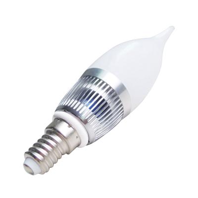 China Eco - Friendly Low Voltage DC12V High Power 3 Watt E14 LED Candle Light Bulbs for sale