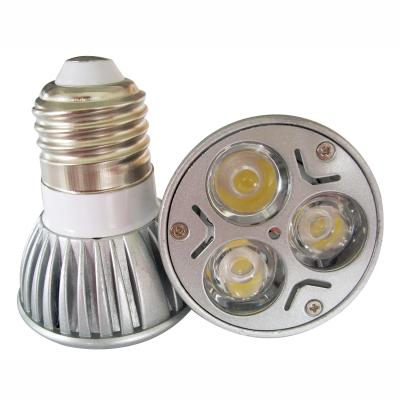 Chine Aucun rayonnement UV 3W 110v, 120v, ampoules de 230v 50Hz/60Hz GU10/E27 LED ne s'allume à vendre