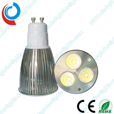 China Cool White 3 X 2W 6 Watt GU10 / E27 Cree, Epistar, Edison Dimmable lâmpadas de LED à venda