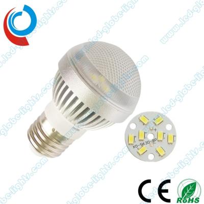 China Commercial, Industrial Lighting E27 120v, 220v,  240v 4W Aluminum Globe SMD LED Light Bulb for sale