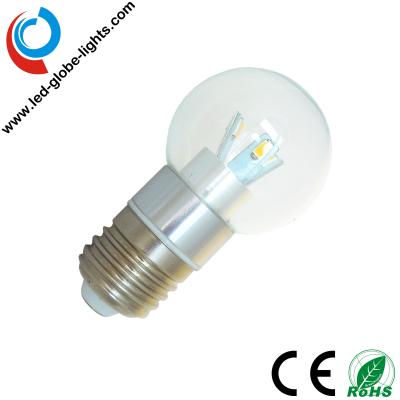 Cina 360 gradi, lampadine E27 dell'angolo d'apertura G45 3W SMD LED con la copertura di vetro trasparente in vendita