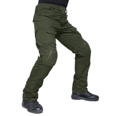 China US Army Cargo Pants Wholesale Anti-Static Military Tactical Waterproof Men Camouflage Combat Pants With Knee Pads for sale