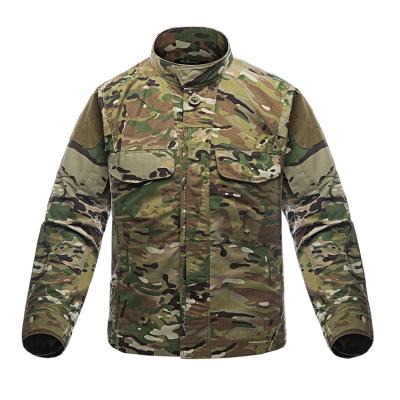 China Custom Outdoor Army Anti-Pilling Combat Tactical Shirt, Hunting Camouflage Overshirt Uniform Work, Multi-pockets Sleeve Long Workout Shirt Men for sale