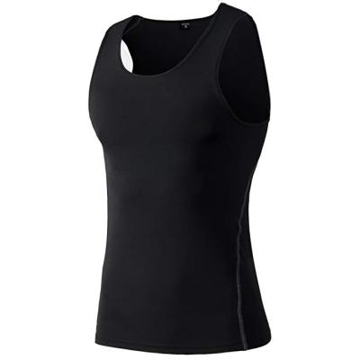 China Viable Men's Breathable Compression Tank Top Athletic Training Muscle Running Shirt for sale