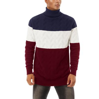 China OEM Autumn Men Sweater Thermal Sweater High Quality Soft Handsome Turtle Neck Anti-wrinkle Streetwear for sale