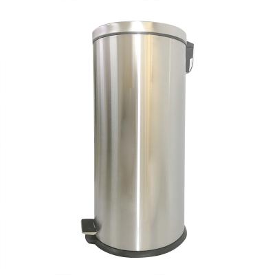 China 5L+20L Bath Set Stocked Trash Can For Accessories Stainless Steel Step Trash Can Pedal Indoor Waste Bin for sale