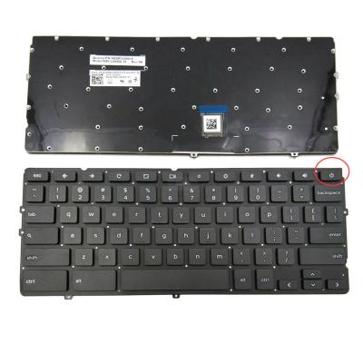 China Wireless Factory New US Layout Laptop Keyboard Original Laptop Keyboard For Dell Chromebook 11 3120 US Layout Notebook Keyboard for sale