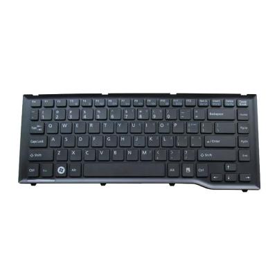 China Membrane Factory New Black US Layout Laptop Keyboard For FUJITSU LH522 LH532 Notebook Keyboard Lifebook Replacement Laptop Keyboard for sale