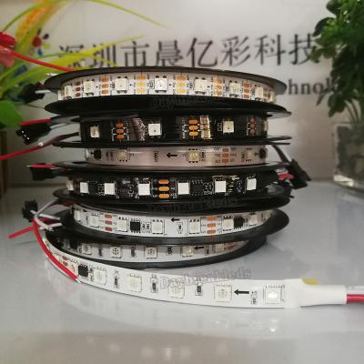 China DIY 5V 60 led/m waterproof flexible smd 5050 RGB digital led strip for home lighting for sale