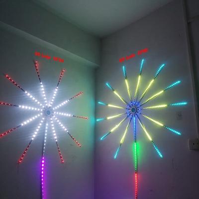 China Indoor decorations created DIY music remote fireworks DC5V pixel led fireworks led strip kit for sale