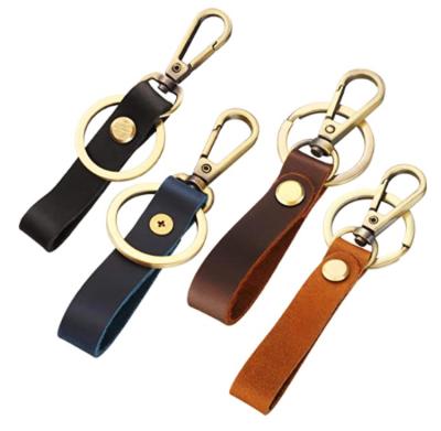 China Wholesale Personalized Sublimation One Way Logo Key Chain Leather Keychain Custom Blank Souvenir Fashion for sale