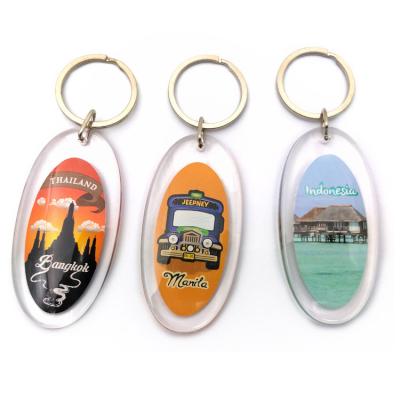 China Factory Wholesale Blank Mini Car Souvenir Keychain Digital Photo Chain Key Chain Key Chain for sale