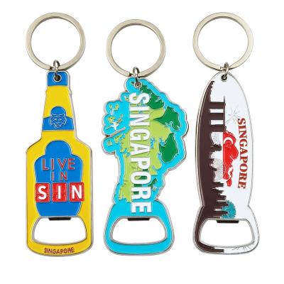 China Insert Printing Bulk Custom Beer Bottle Opener Blank Metal Souvenir Photo Mother's Day Logo Gift Key Chain for sale