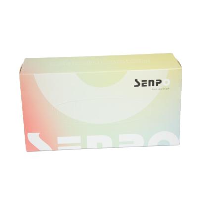 China OEM Soft Comfortable High Quality Facial Tissue Color And Logo Paper Tissue Customized Box for sale