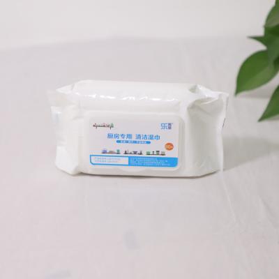 China Wet Wet Towel Tissue Kitchen Cleaning Sanitary Cloth Towelette for sale