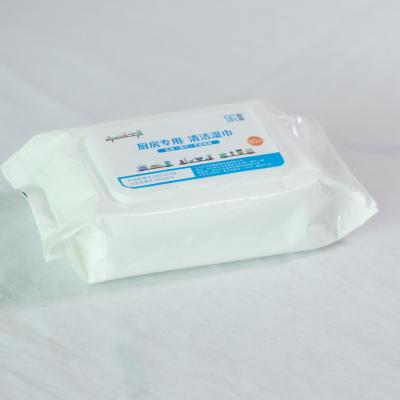 China Wet Tissue Paper Kitchen Wet Napkin Tissue Sanitary Cleaning Towelette for sale