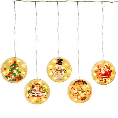 China Christmas Decoration Santa Claus Bar Indoor Outdoor Cafe Decorate Lamparas Neon Sign Christmas Holiday String Light Bulb Fairy String Lights for sale