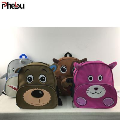 China Waterproof 3D Cartoon Kids Backpack Animal Kids Backpack Children School Bags for sale