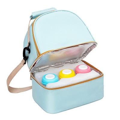 China Custom Insulated Waterproof Hot Selling Breastmilk Bottle Cooler Bag. A Freezable Breastmilk Bottle Cooler Bag for sale