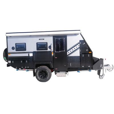 China 2022 Raised Off Road Luxury Camper Trailer Customized Caravan For Sale for sale