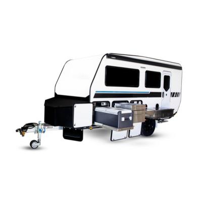 China Travel Trailer Outdoor Camper Motorhome Vacation Design Off Road Camper Caravan Scenic Travel Trailer for sale