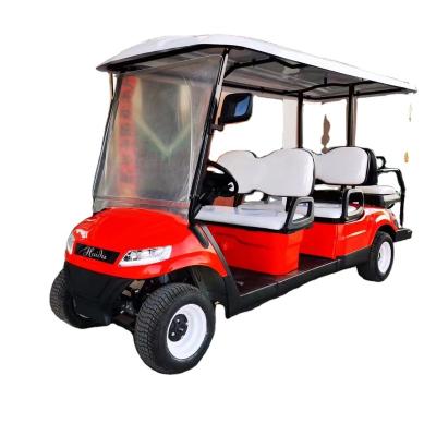 China Good Quality Four Wheel Passenger Car 6 Seats Vintage Golf Cart Electric Sightseeing Bus OEM Standard Size for sale