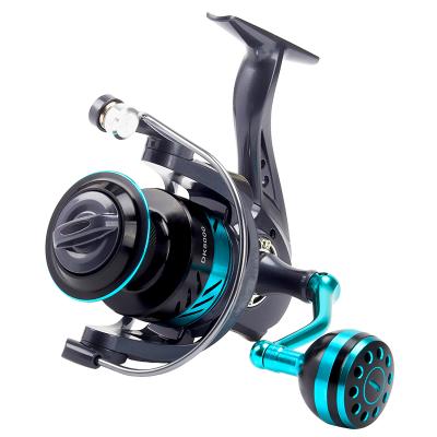 China LEFT HAND 2 Reels Fishing Saltwater Spinning Cheap Model Saltwater Spinning Fishing Reel Set for sale