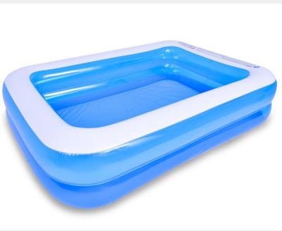 China Rectangular PVC Indoor Inflatable Summer Swimming Pool Water Playing Portable Pool Family Swimming Pool Bath Toys for sale