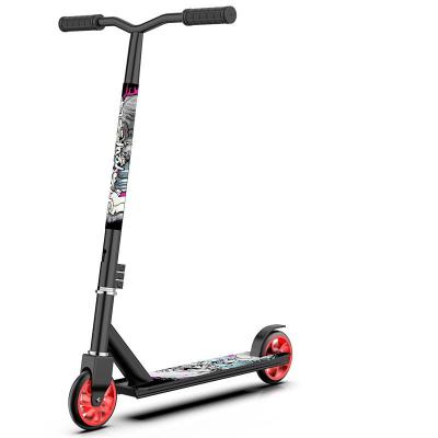 China Safety Foot Scooter Aluminum Alloy 100kg 2 Wheels Beginner Sports Stunt Graffiti Professional Extreme Riding Adult Model for sale