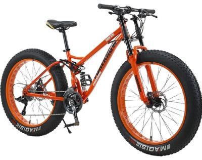 China Fat High Carbon Steel Adult Mountain Bike 26 Inch Wheel 30Speed ​​Variable Speed ​​Bicycle Men Racing Tour Road Beach Off-Road MTB Snowmobile for sale