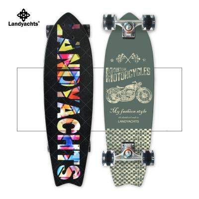 China Adult Single Rocker 4 Wheel Skateboard Fish Racing Long Surfboard Cruiser Skateboard for sale