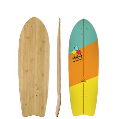 China Adult 3.0 Carbon Fiber Skateboard Land Surfing Skateboard With Empty Decks 25-82cm For Adult for sale