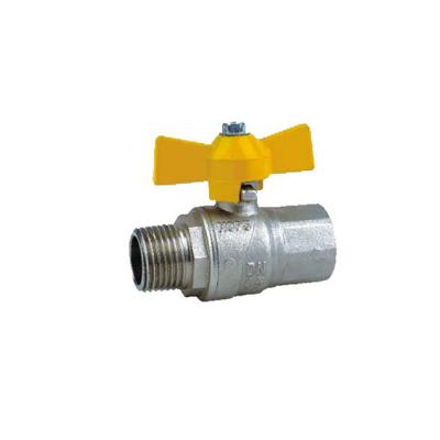 China General Gas Water Fuel Brass Mini Lever Ball Valve Air Shut Off Brass Mini Ball Valve for sale