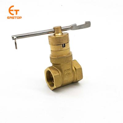 China brass flange general stem gate valve spare parts price made in china for sale