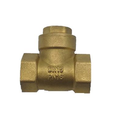 China General low price 1/2 3/4 1 1 1/4 1 1/2 1 3/4 type 2 inch brass flap water meter duo price swing check valve for sale