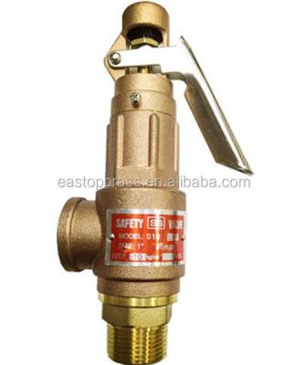 China General Soft Sealing PTFE Safety Valve Pressure Control Valve Pressure Release Bronze Valve for sale