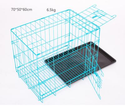 China Hard Hot Selling Tight Collapsible Overstriking Sets For Large Dog Dog Cage for sale