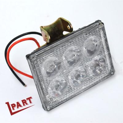 China Forklift Part LED Forklift Light with 6 LED Bulbs 2 Wiring 110x85cm for sale