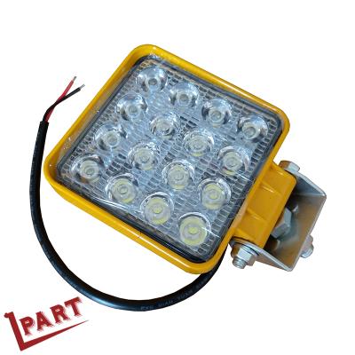 China Forklift Part 16pcs LED Bulb Forklift LED Headlight 12-80V 110x138x55mm for sale