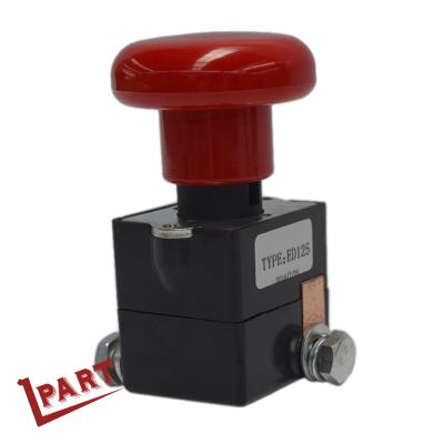 China Electric Jack Pallet & Stacker Forklift Part Albright Emergency Stop Switch ED125 for sale