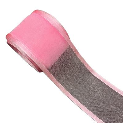 China HL Solid Color Sheer Organza Ribbon for Decorative Wrapping and Decorative for sale