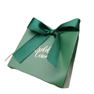 China Sustainable High Quality Colored Decorative Satin Ribbon For Candy Box Packaging for sale