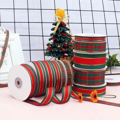 China Sustainable Wholesale Customized Garment Check / Tartan Ribbon Gingham Ribbon for sale