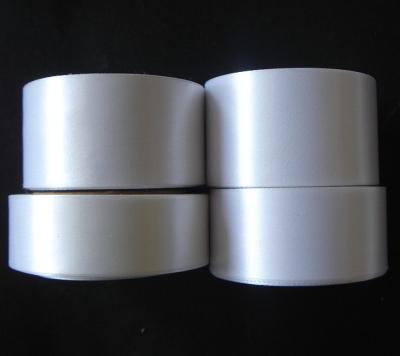 China Viable Hileaders Satin Garment Label Fabric Ribbon Tape For TTR Printing for sale