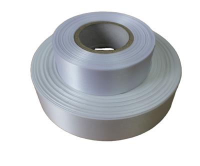 China Barcode Care Slot Polyester Satin Label Tape for sale