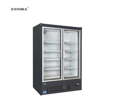 China Single-temperature Supermarket Refrigeration Equipment Glass Door Display Refrigerator for sale