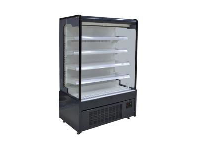 China Single-Temperature Deli Drinks Milk Open Standwich Bread And Cake Display Fridge With Air Curtain for sale