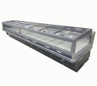 China Single-Temperature Open Supermarket Freezer Meat Display Fridge For Deli for sale