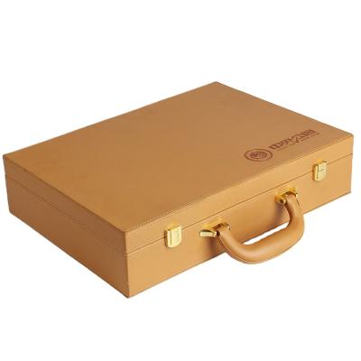 China Recyclable Universal Suit Case Leather Packaging Box As Extra Large Gift Box for sale