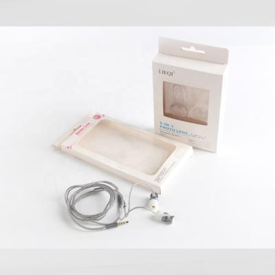 China Handmade Simple Flat Earphone Earphone Packaging Accessory Box View for sale